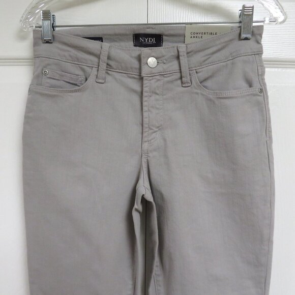 NYDJ 0 Alina Convertible Ankle Jeans - Picture 3 of 9